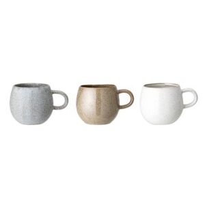 Bloomingville Addison Stoneware Beker set van 3 Kopjes & mokken