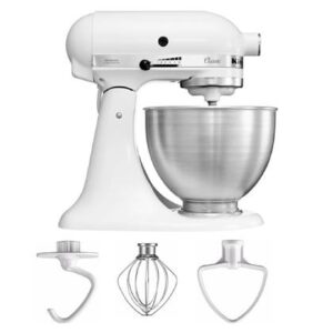 KitchenAid 5K45SSEWH Classic Keukenmixer 4