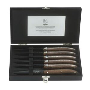 Laguiole Style de Vie Luxury Line Steakmessenset 6 st. Steakmes