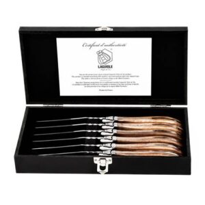 Laguiole Style de Vie Luxury Line Steakmessenset 6 st. Steakmes