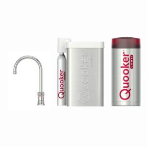 Quooker CUBE COMBI Classic Nordic Round Chroom Kokendwaterkraan Kokendwaterkraan