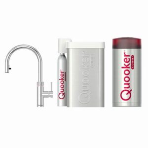 Quooker CUBE COMBI Flex Chroom Kokendwaterkraan Kokendwaterkraan