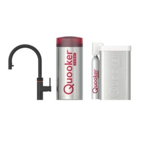 Quooker CUBE COMBI+ Flex Zwart Kokendwaterkraan Kokendwaterkraan