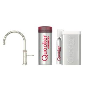 Quooker CUBE PRO3 Classic Fusion Round Chroom Kokendwaterkraan Kokendwaterkraan