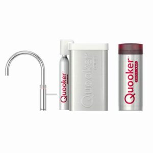 Quooker CUBE PRO3 Fusion Round Chroom Kokendwaterkraan Kokendwaterkraan