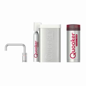 Quooker CUBE PRO3 Single Tap Nordic Square Chroom Kokendwaterkraan Kokendwaterkraan