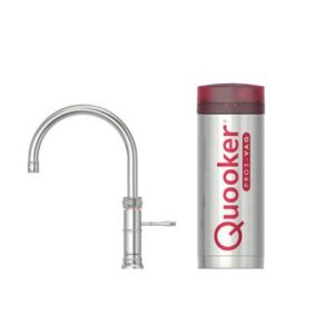 Quooker PRO3 Classic Fusion Round RVS Kokendwaterkraan Kokendwaterkraan