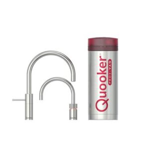 Quooker PRO3 Twintap Nordic Round RVS Kokendwaterkraan Kokendwaterkraan