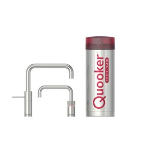 Quooker PRO3 Twintap Nordic Square RVS Kokendwaterkraan Kokendwaterkraan