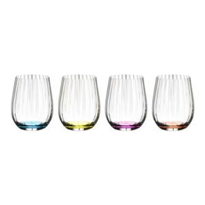 """Riedel Happy """"O"""" Optic Glazen - Set van 4 """ Sapglazen