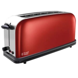 Russell Hobbs Colours Flame Red Long Slot Broodrooster Broodrooster
