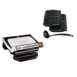 Tefal GC712D OptiGrill+ Contactgrill en Wafelaccessoire Contactgrill