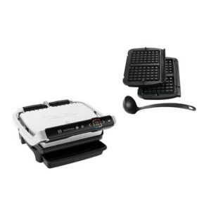 Tefal GC750D OptiGrill Elite Contactgrill en Wafelaccessoire Contactgrill