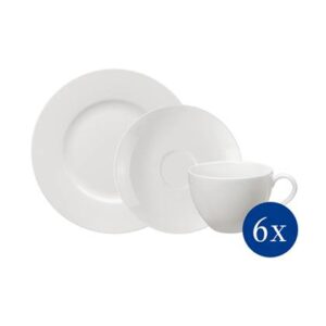 Villeroy & Boch Basic White Koffieset 18-delig Serviesset